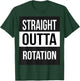 Straight Outta rotation Volleyball T-Shirt - T-Shirt | Forest