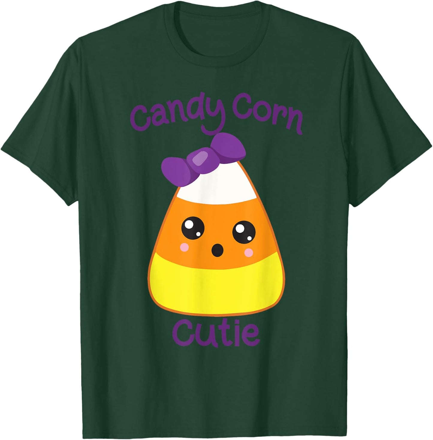 Candy Corn Cutie Cute Halloween Costume Graphic design T-Shirt - T-Shirt | Forest