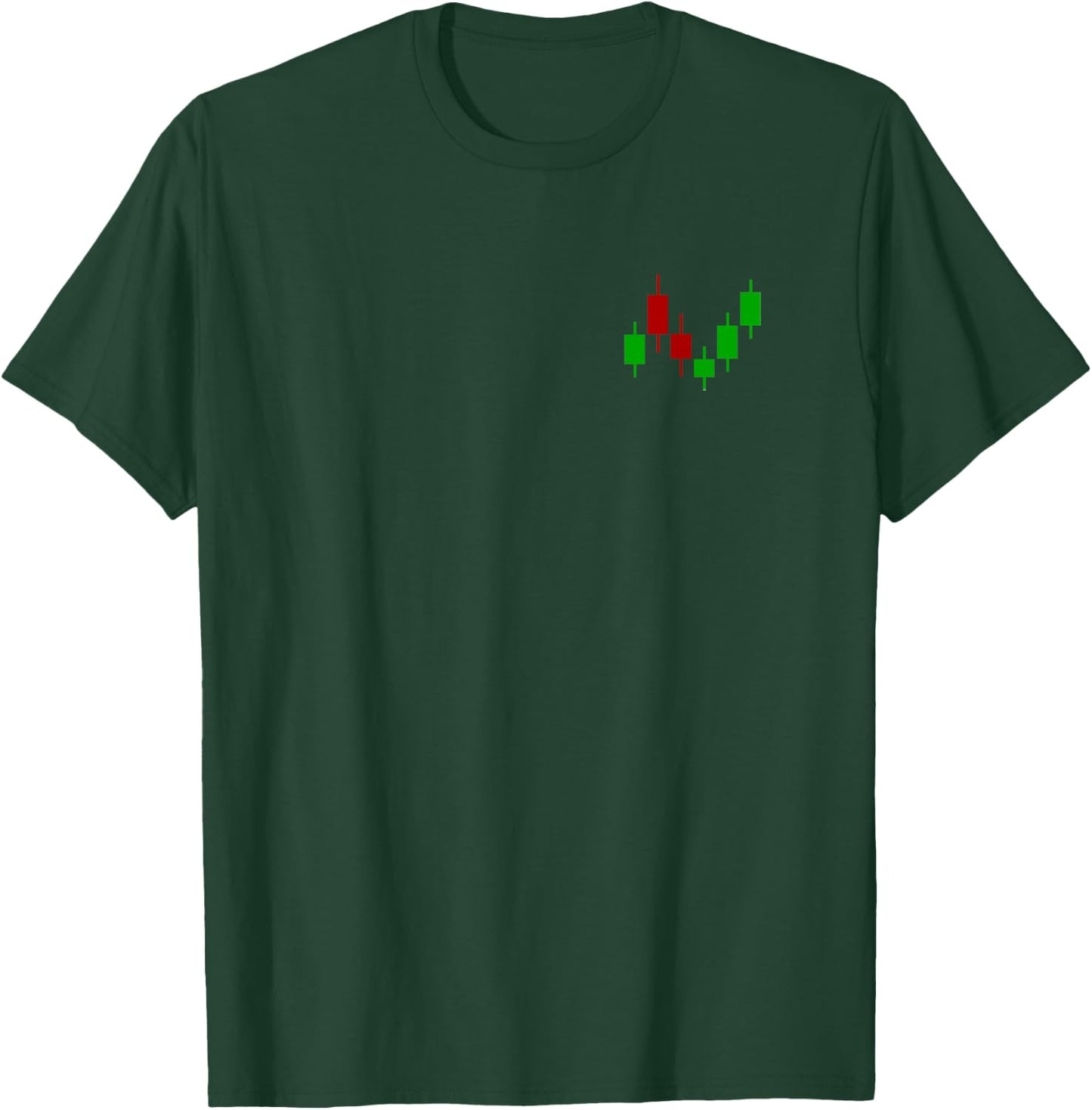 Trade Bar Candle Stick Walls Street Stock Market Shirt T-Shirt - T-Shirt | Forest