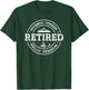 Retired - Goodbye Tension Hello Pension Retirement Shirt T-Shirt - T-Shirt | Forest