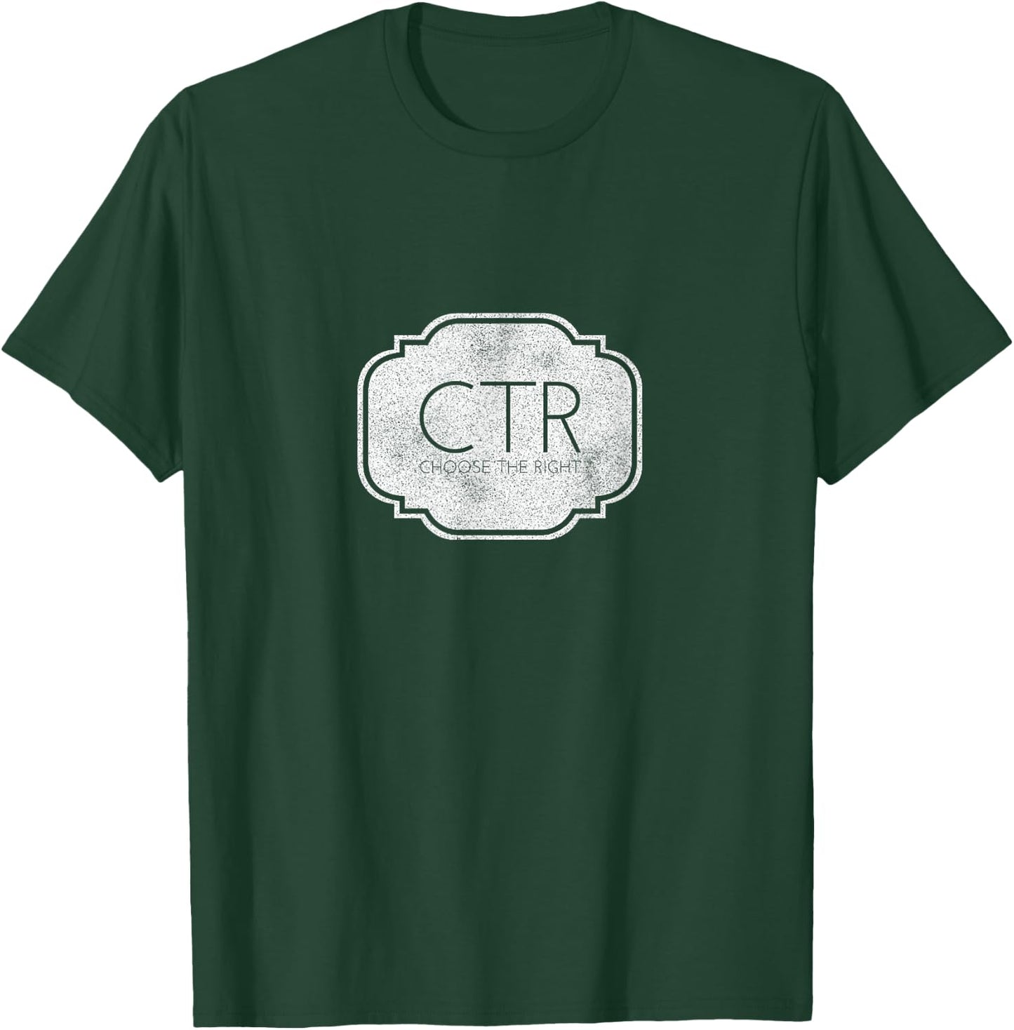 CTR Choose The Right LDS Jesus Christ of Latter-Day Saints T-Shirt - T-Shirt | Forest