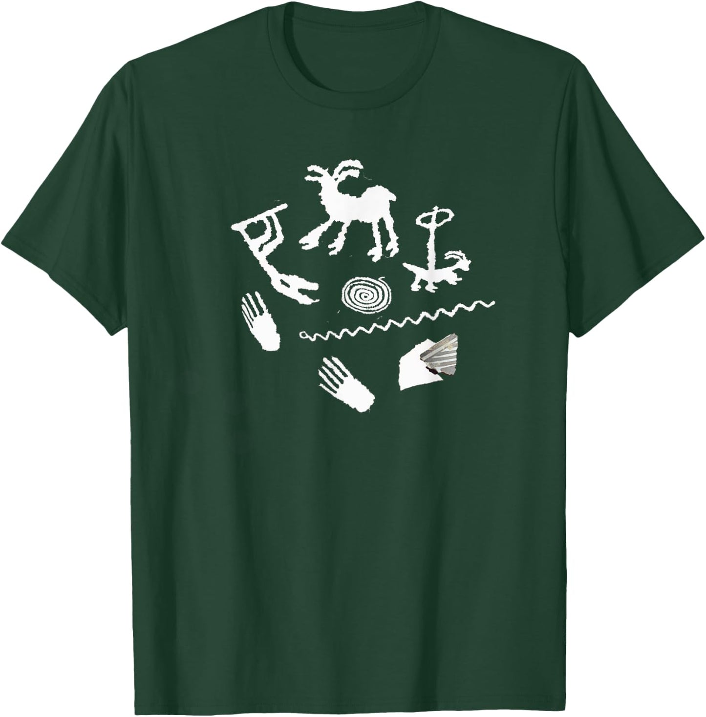 Petroglyph. Rock art. Multiples T-Shirt - T-Shirt | Forest