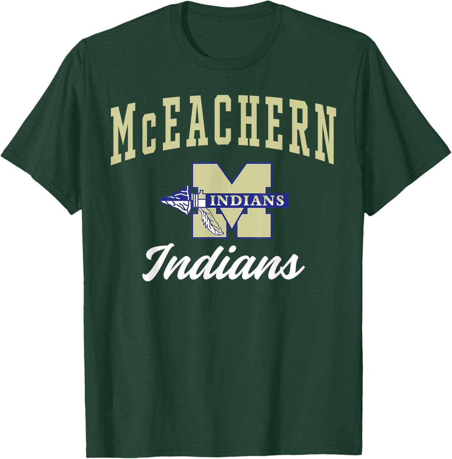 McEachern High School Indians C3 T-Shirt - T-Shirt | Forest