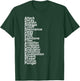 Synth Terms T-Shirt - T-Shirt | Forest