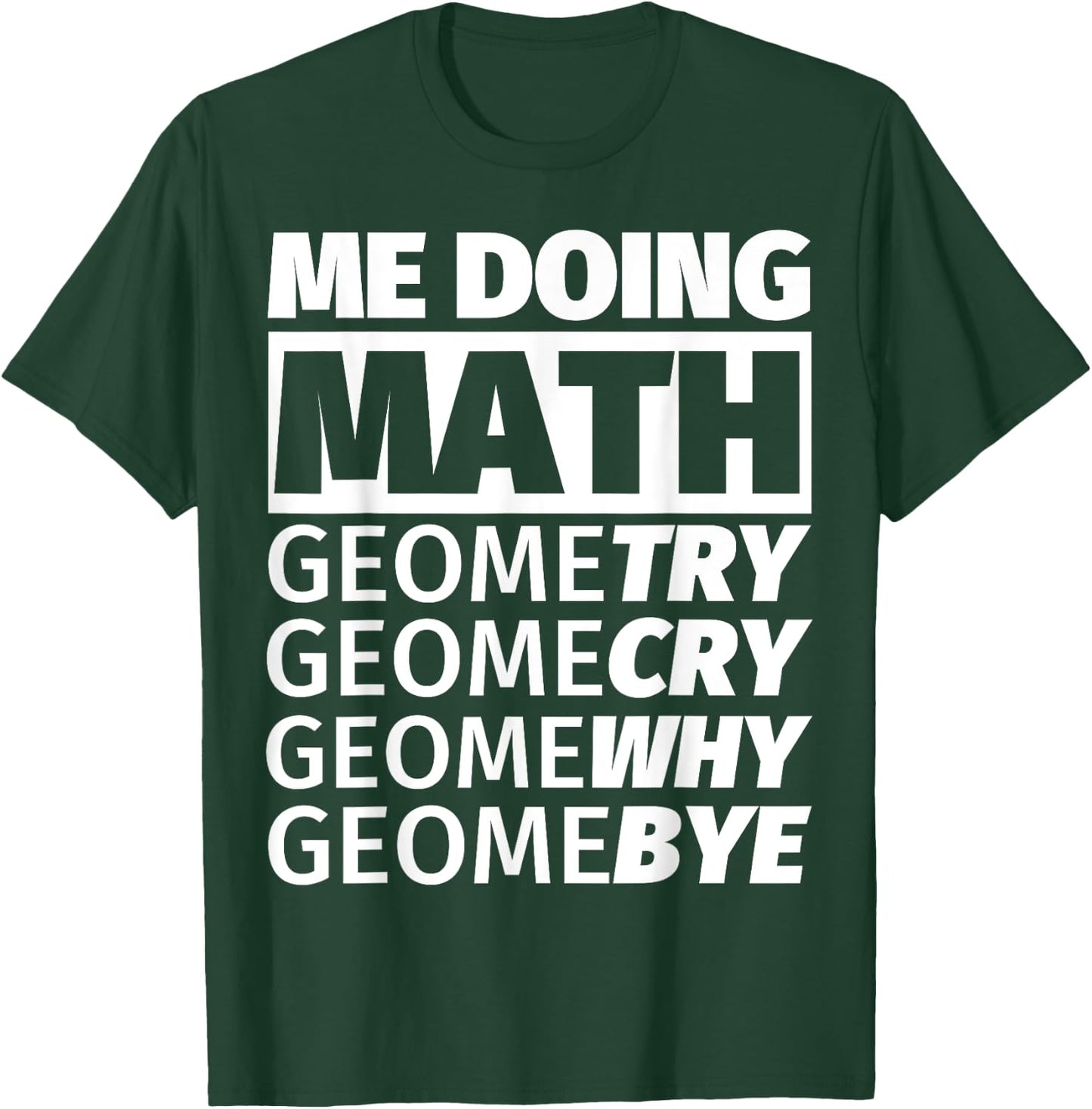 Anti Math I Hate Math School Mathematics Noob T-Shirt - T-Shirt | Forest