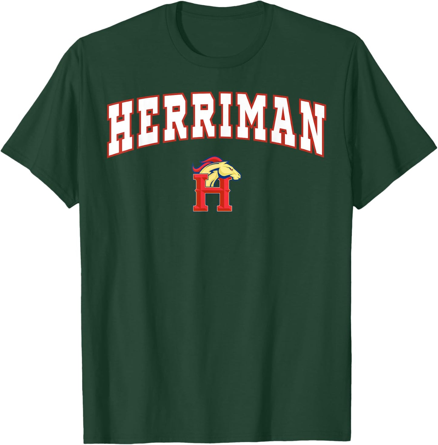 Herriman High School Mustangs C2 T-Shirt - T-Shirt | Forest