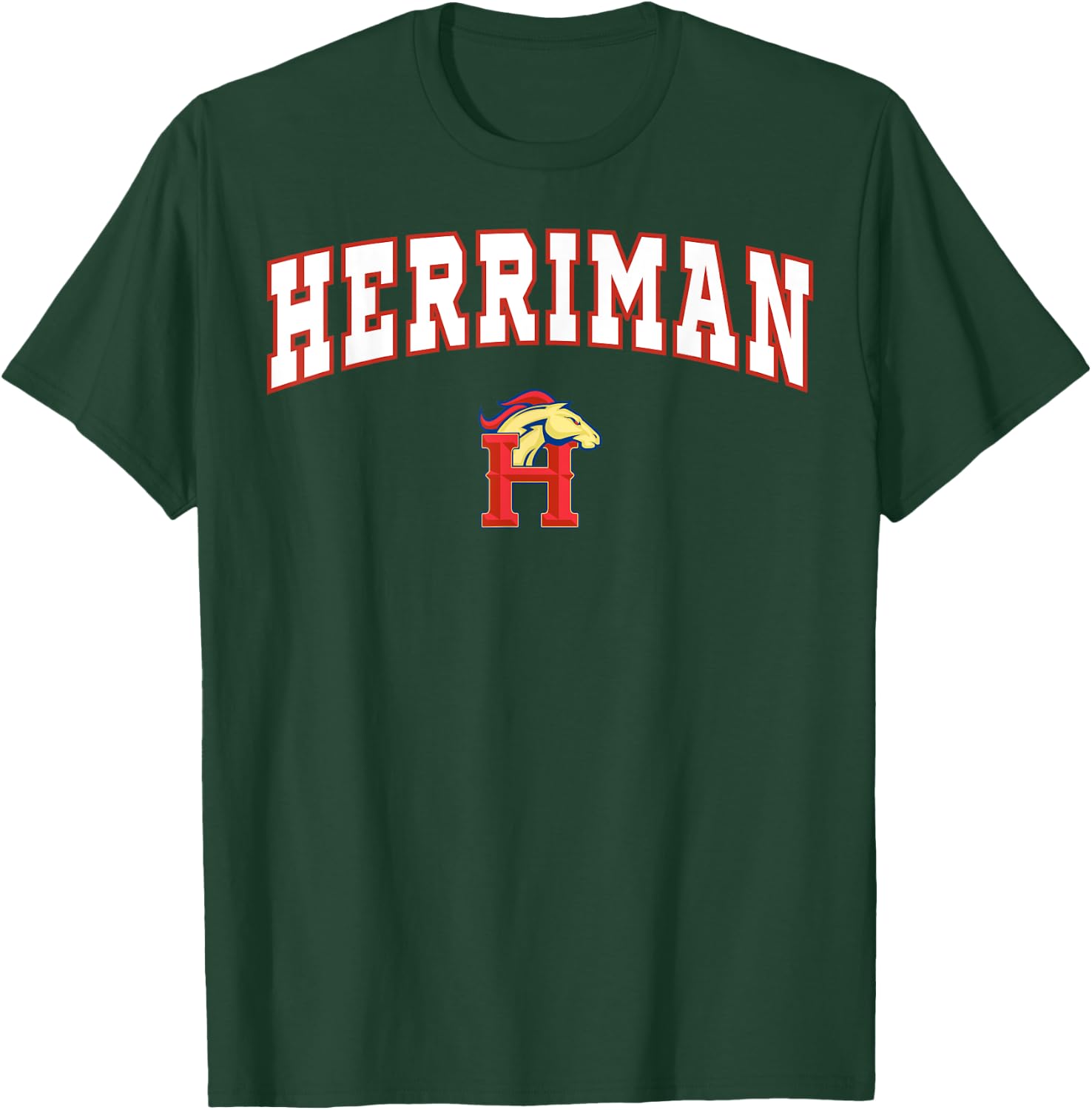 Herriman High School Mustangs C2 T-Shirt - T-Shirt | Forest