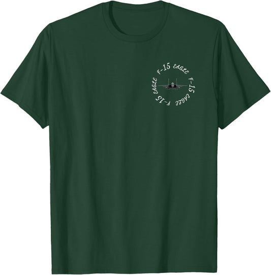 F-15 Eagle Shirt Circle - Air Force T-Shirt - T-Shirt | Forest