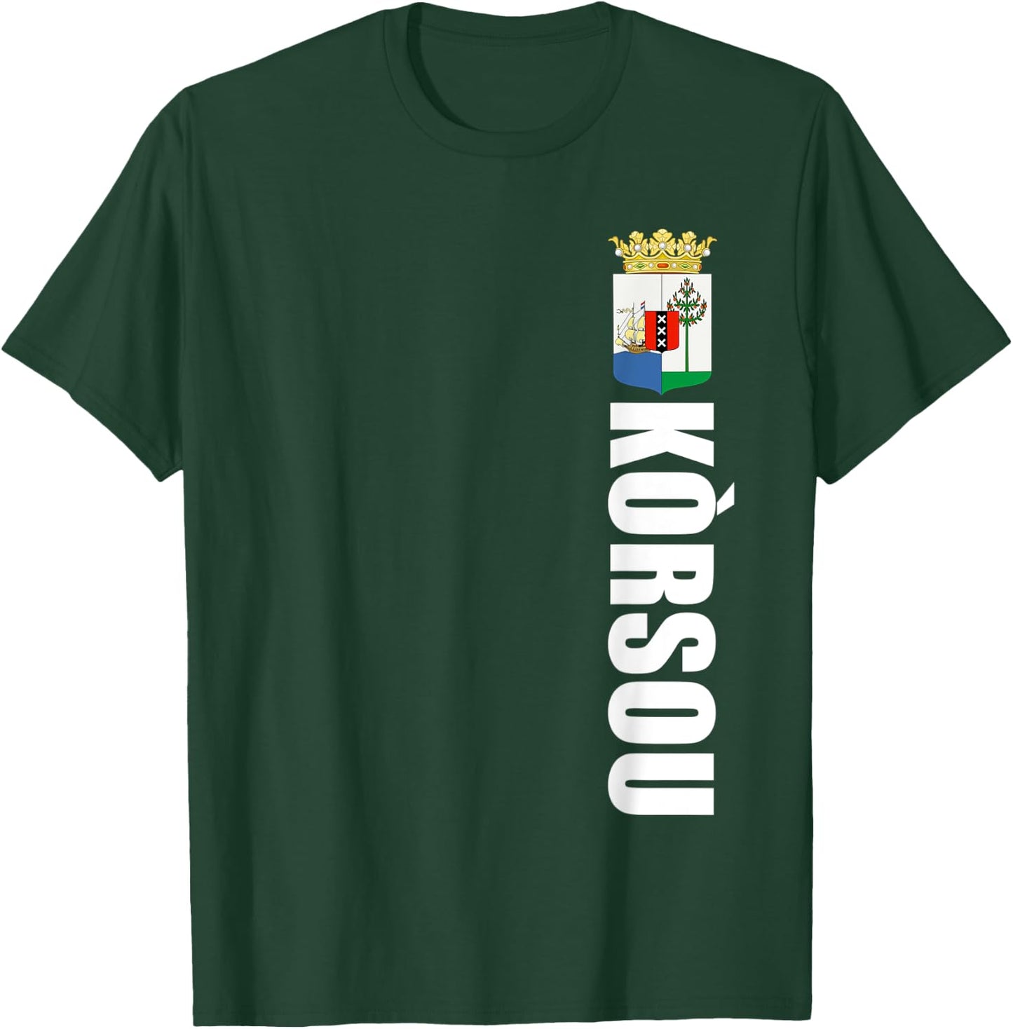 Korsou Soccer Gift Cuacaoan Futbol Country Of Curacao T-Shirt - T-Shirt | Forest