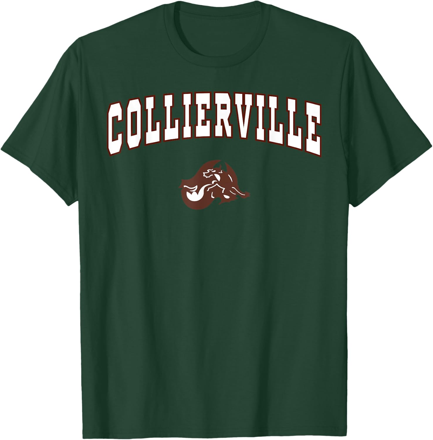 Collierville High School Dragons C2 T-Shirt - T-Shirt | Forest