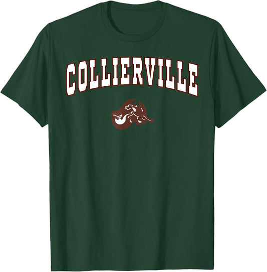 Collierville High School Dragons C2 T-Shirt - T-Shirt | Forest