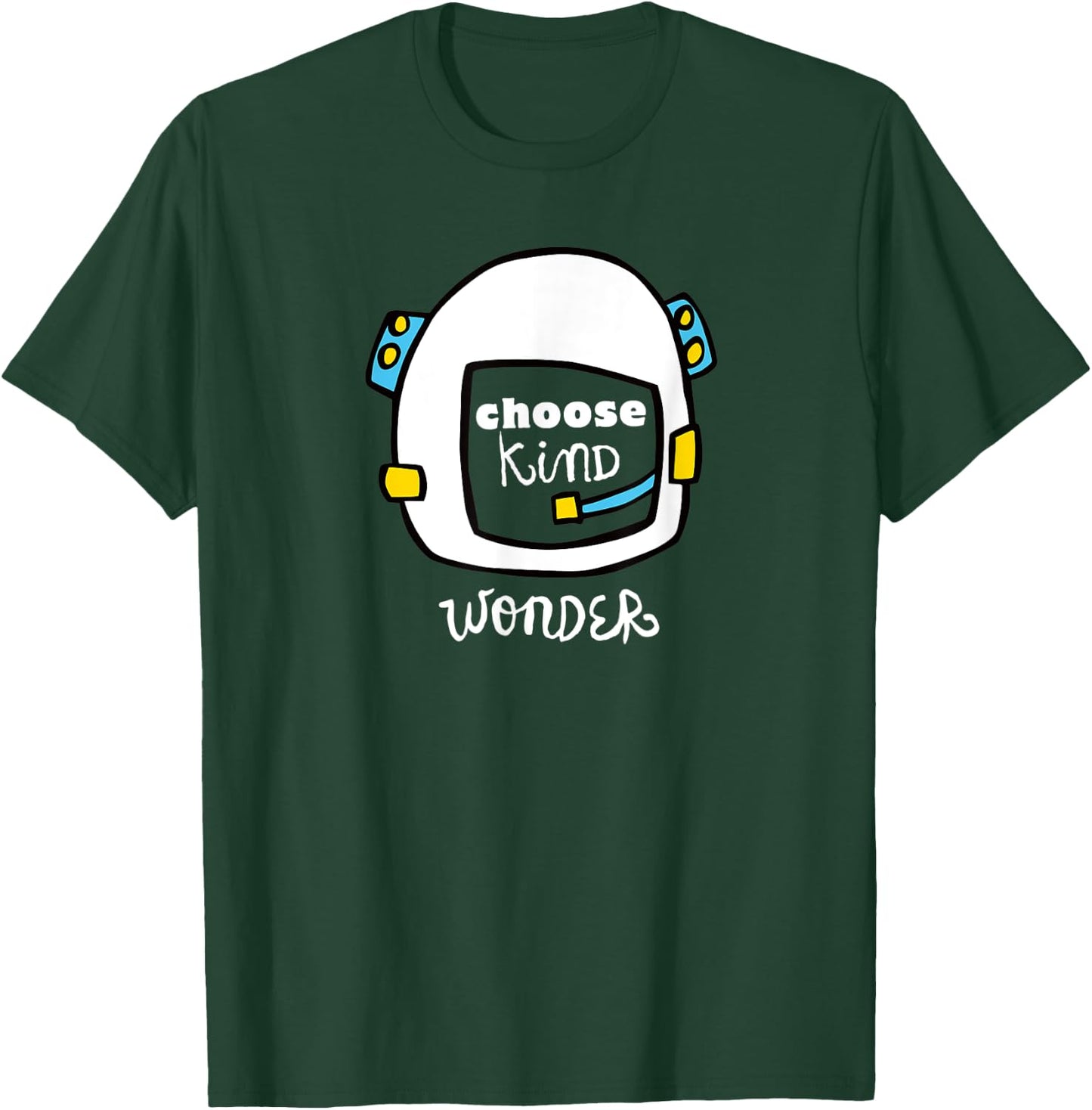 Wonder Choose Kind - Choose Kind Helmet (Black) T-Shirt - T-Shirt | Forest