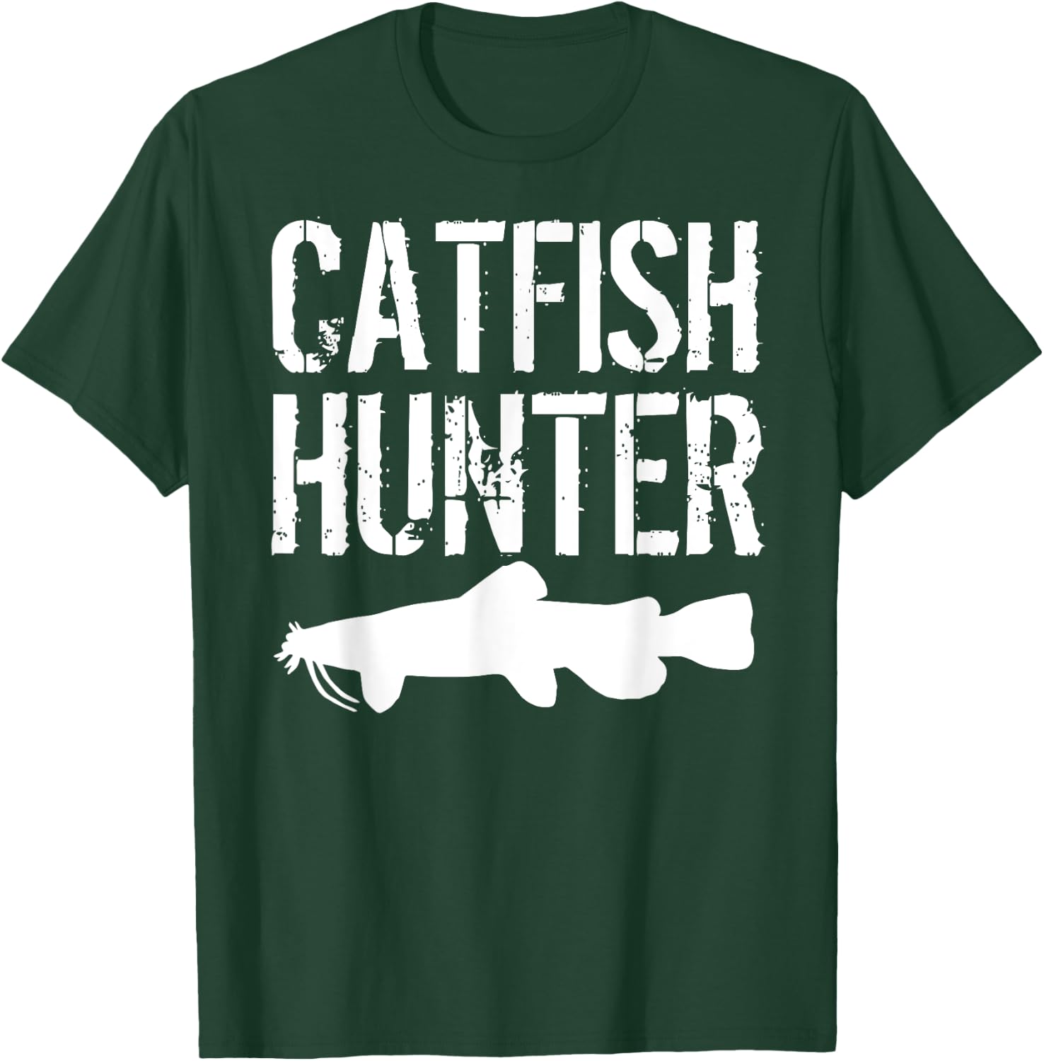 Catfishing Fishing - Catfish Hunter Fisherman Gift T-Shirt - T-Shirt | Forest