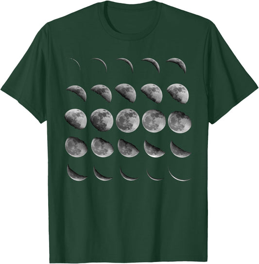 Moon Phases Shirt - Moon Phases T Shirt T-Shirt - T-Shirt | Forest