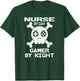 Nurse By Day Gamer By Night - Gaming Quote T-Shirt - T-Shirt | Forest