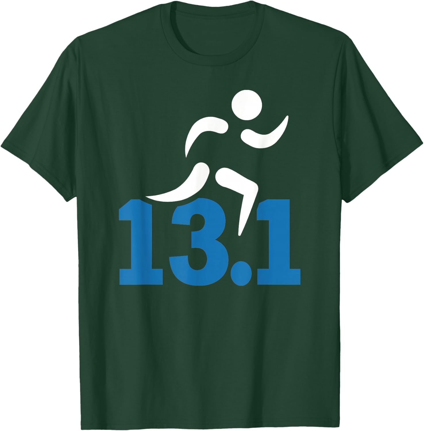 13.1 Miles Half Marathon T-Shirt - T-Shirt | Forest