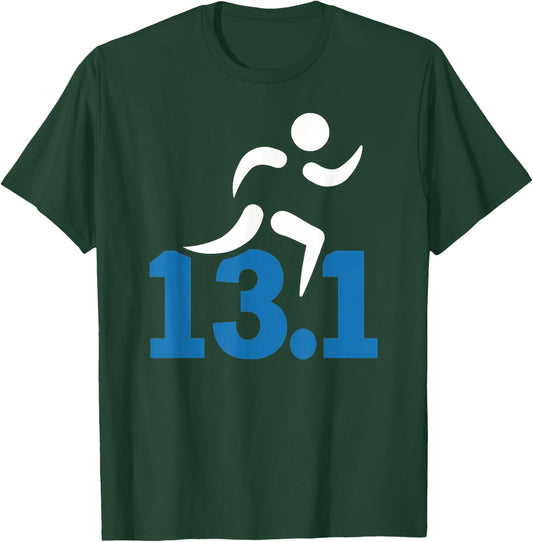 13.1 Miles Half Marathon T-Shirt - T-Shirt | Forest