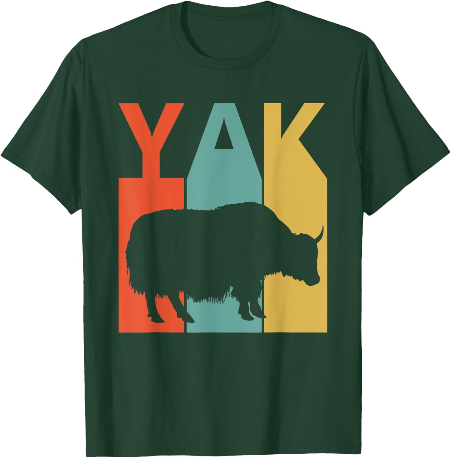 Spirit Animal Yak Shirt - Vintage Yak T-Shirt - T-Shirt | Forest