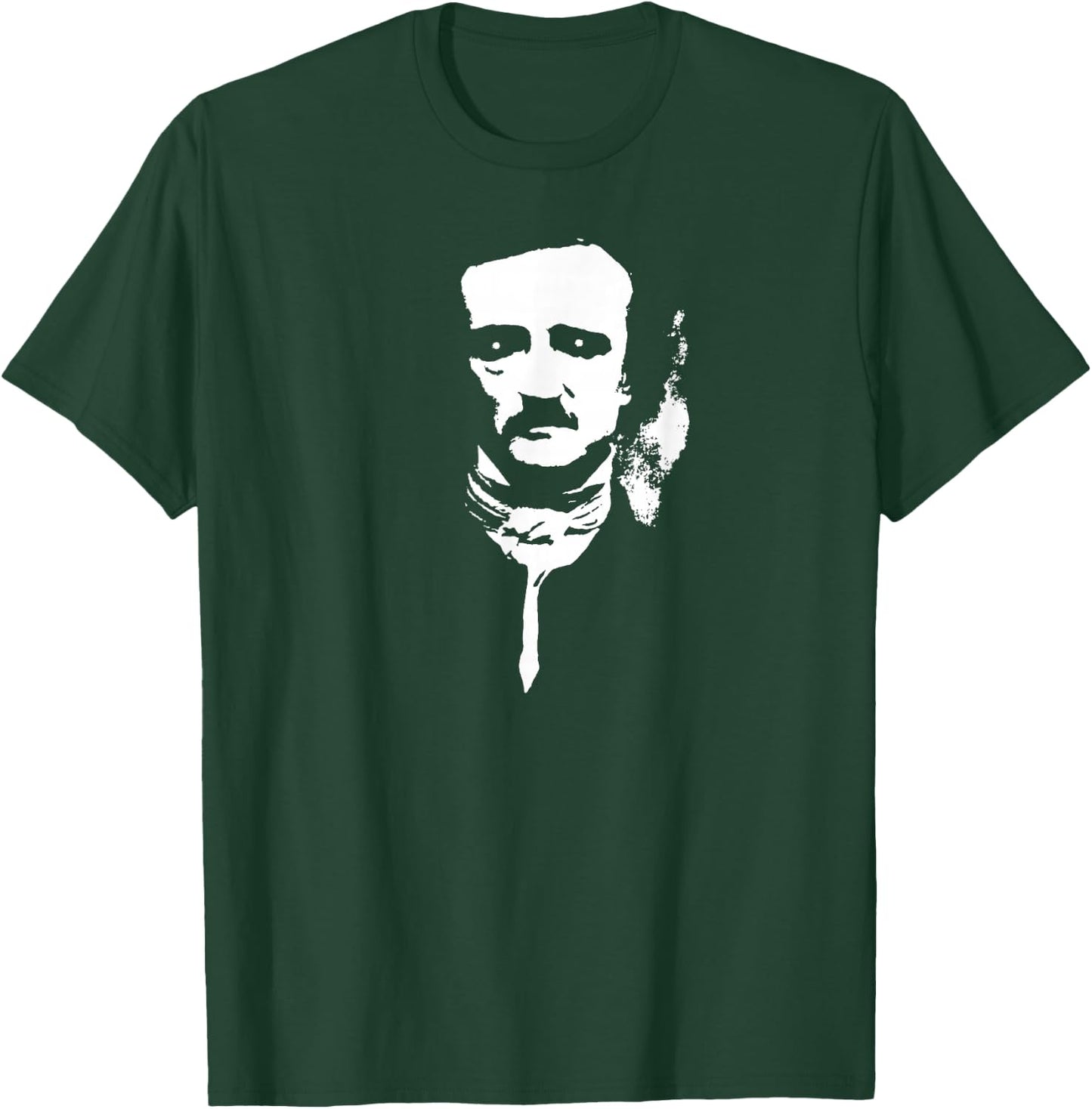 Ghostly Edgar Allan Poe T-Shirt - T-Shirt | Forest