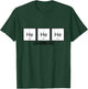 He He He Laughing Gas Funny Elements Helium Chemistry Gift T-Shirt - T-Shirt | Forest