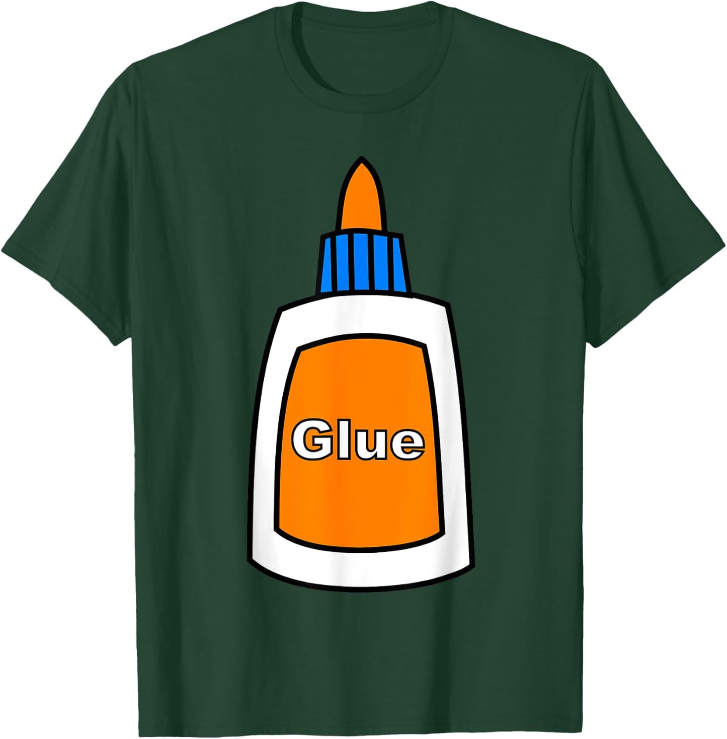 Glue Bottle Funny School Supply Halloween Costume T-Shirt - T-Shirt | Forest