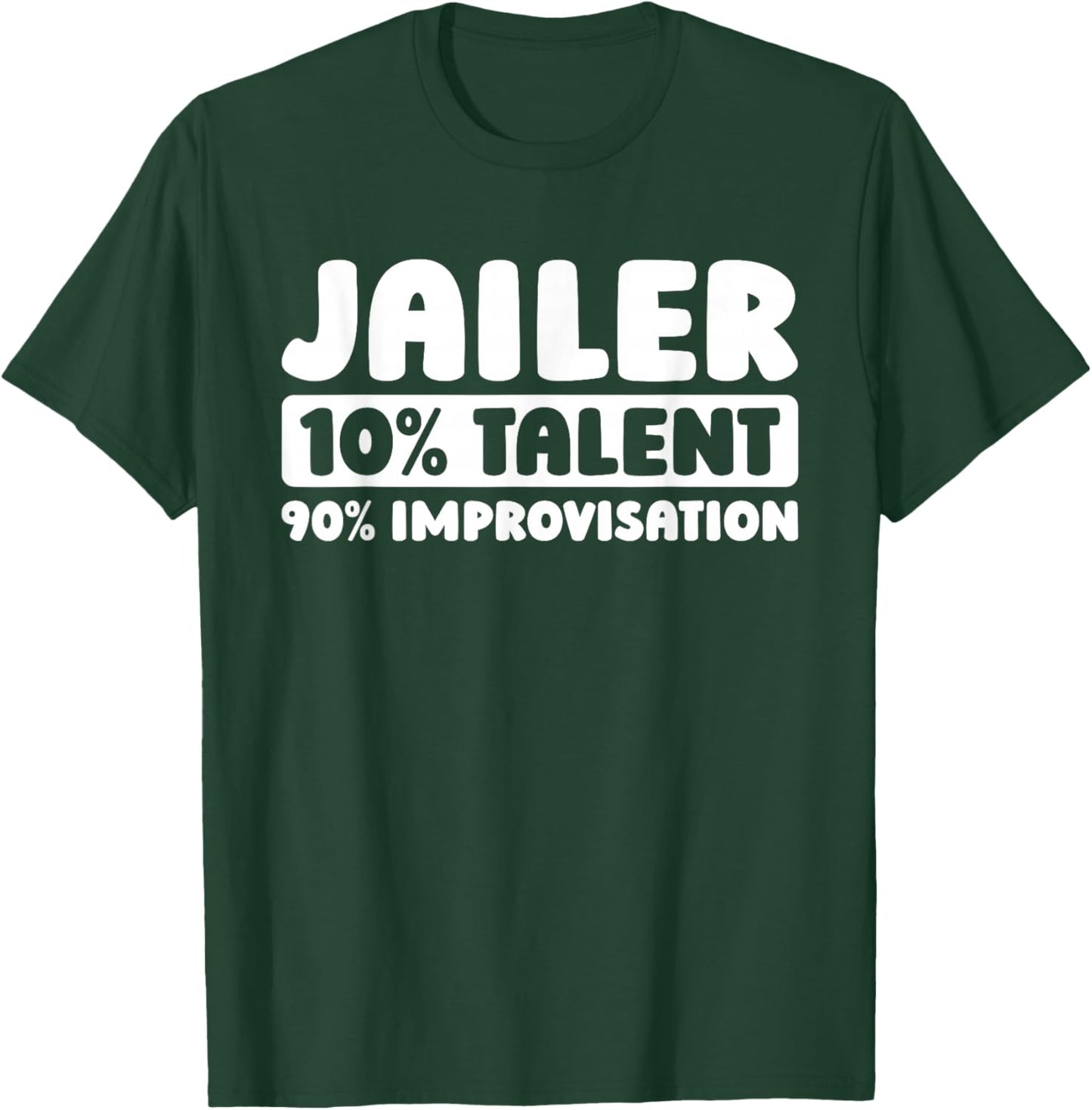 Jailer Corrections - Detention Officer Prison Guard Jailer T-Shirt - T-Shirt | Forest
