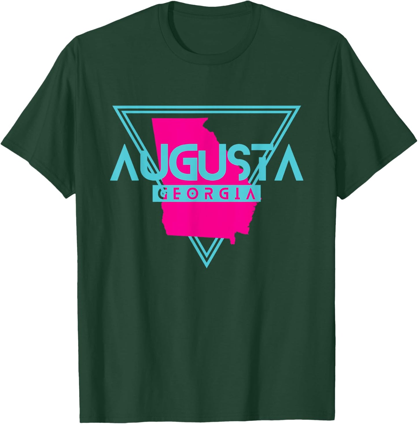 Augusta Georgia T Shirt Triangle GA Souvenirs T-Shirt - T-Shirt | Forest