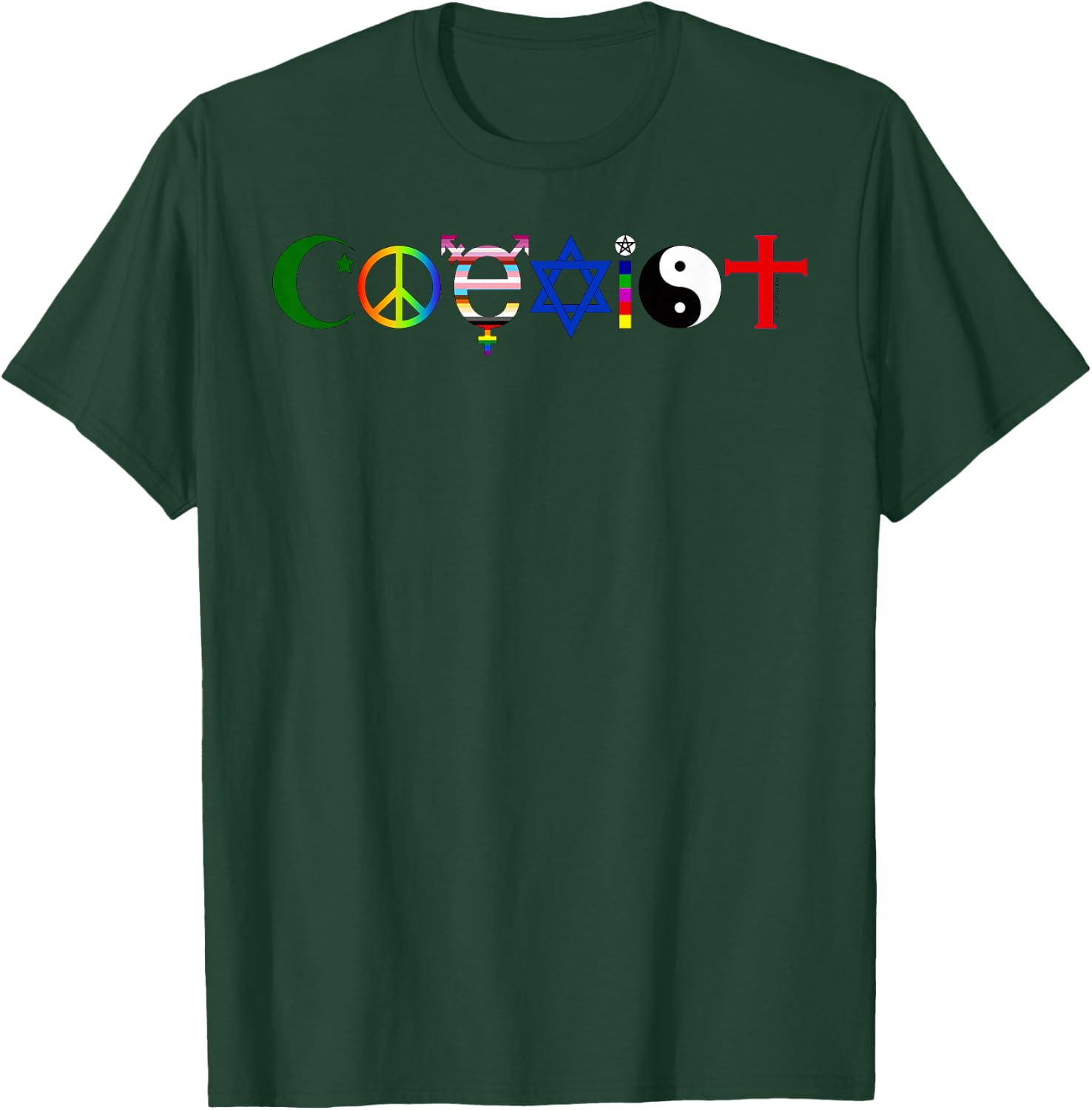 Coexist T-Shirt - T-Shirt | Forest