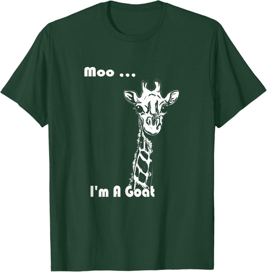 Moo I'm A Goat Funny Gift vintage and family t shirt T-Shirt - T-Shirt | Forest
