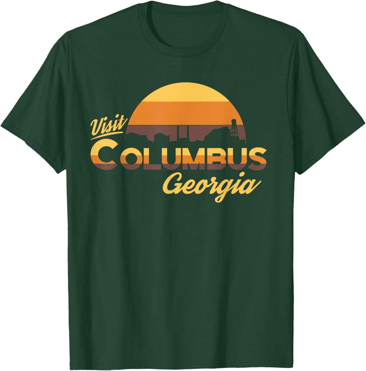 Visit Columbus Georgia T-Shirt - T-Shirt | Forest