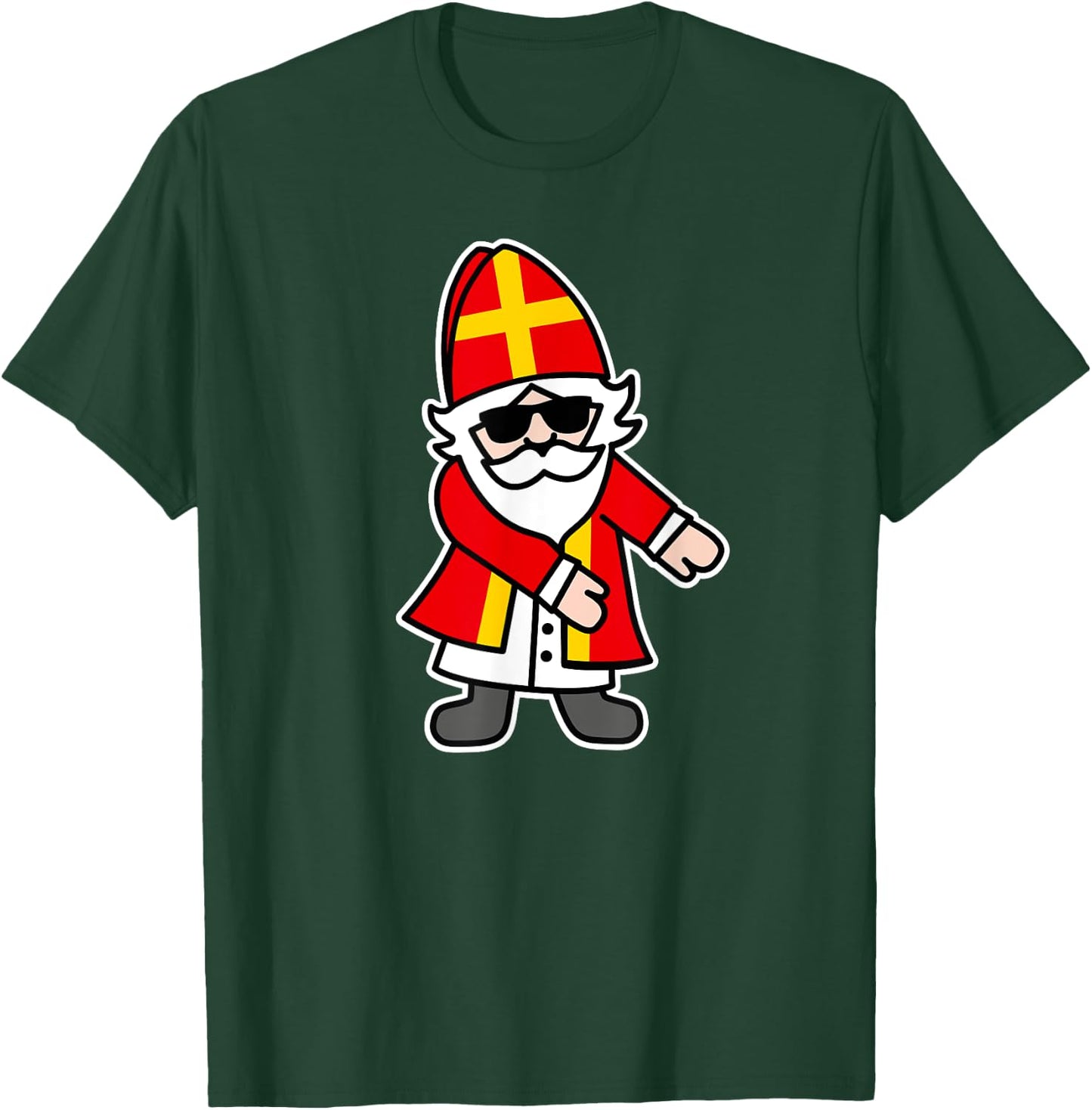 Cool Sinterklaas Saint Nicolais Floss Dance Flossing T-Shirt - T-Shirt | Forest