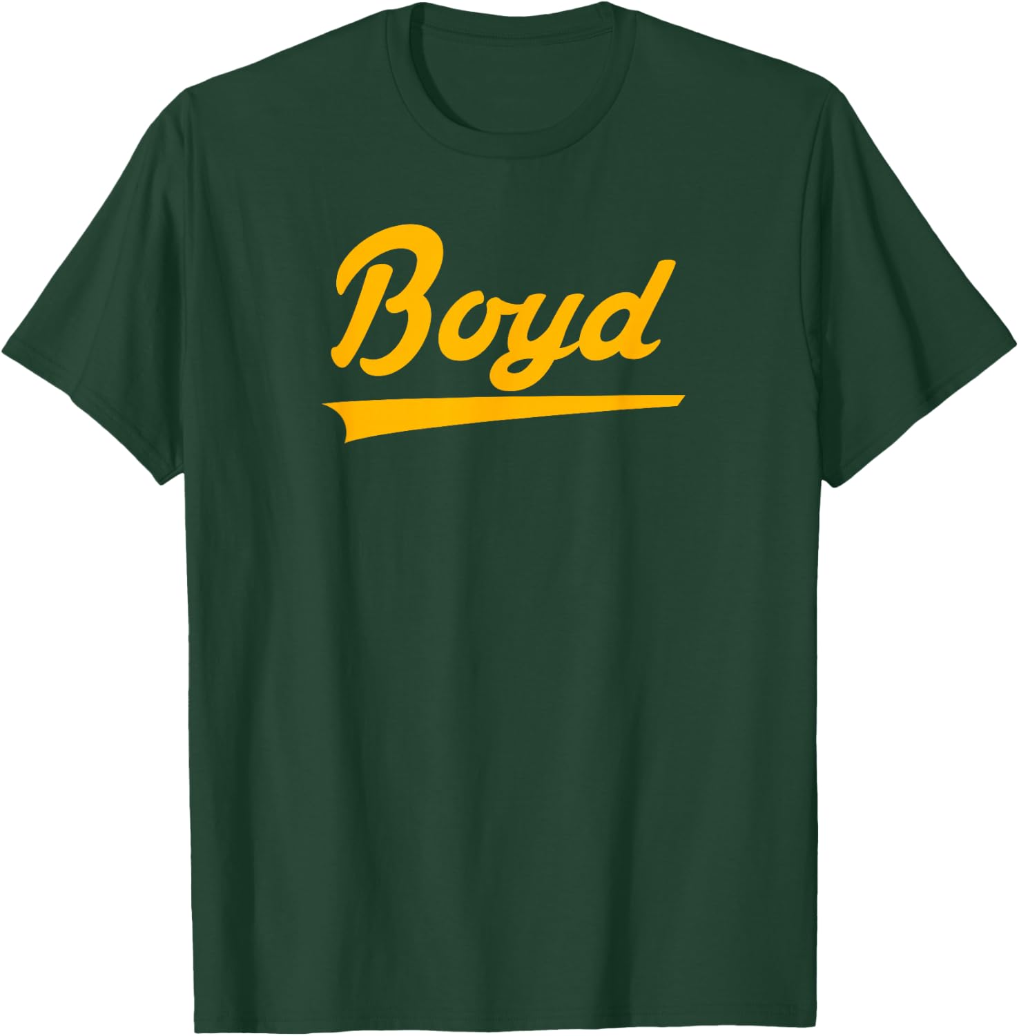 Boyd High School Vintage Swoosh T-Shirt - T-Shirt | Forest