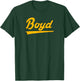 Boyd High School Vintage Swoosh T-Shirt - T-Shirt | Forest