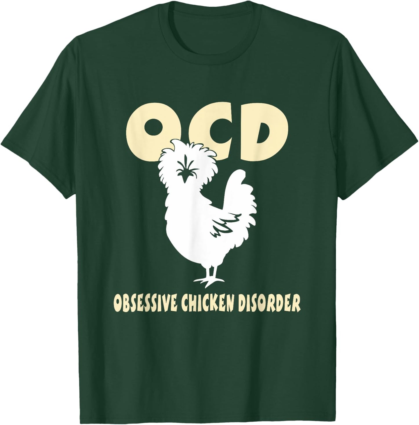 OCD Obsessive Chicken Disorder Polish Chicken Lover T-Shirt - T-Shirt | Forest