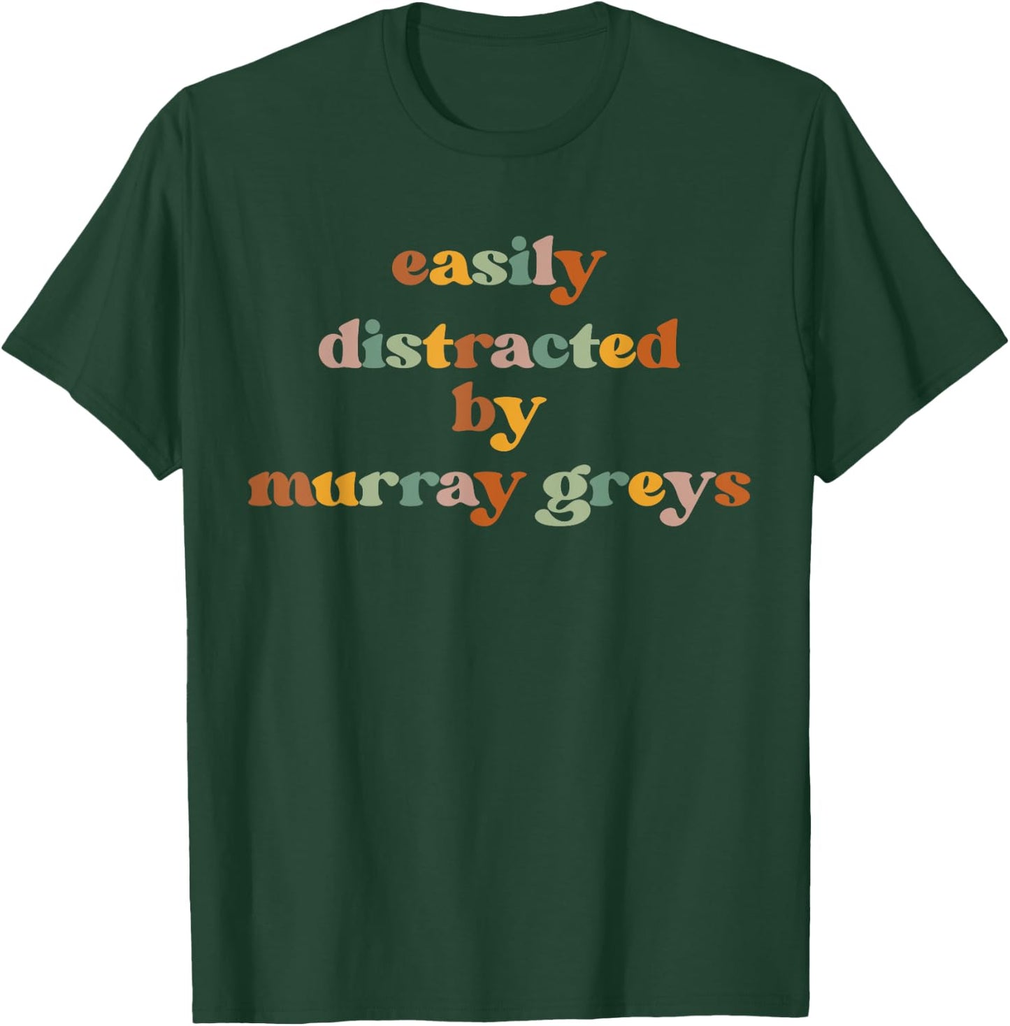 Easily Distracted By A Cow - Breeder Murray Grey Cattle T-Shirt - T-Shirt | Forest