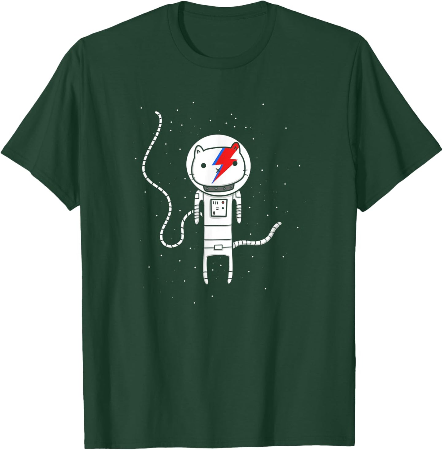Vaporwave | Major Tom Cat Men Women Kids T-Shirt - T-Shirt | Forest