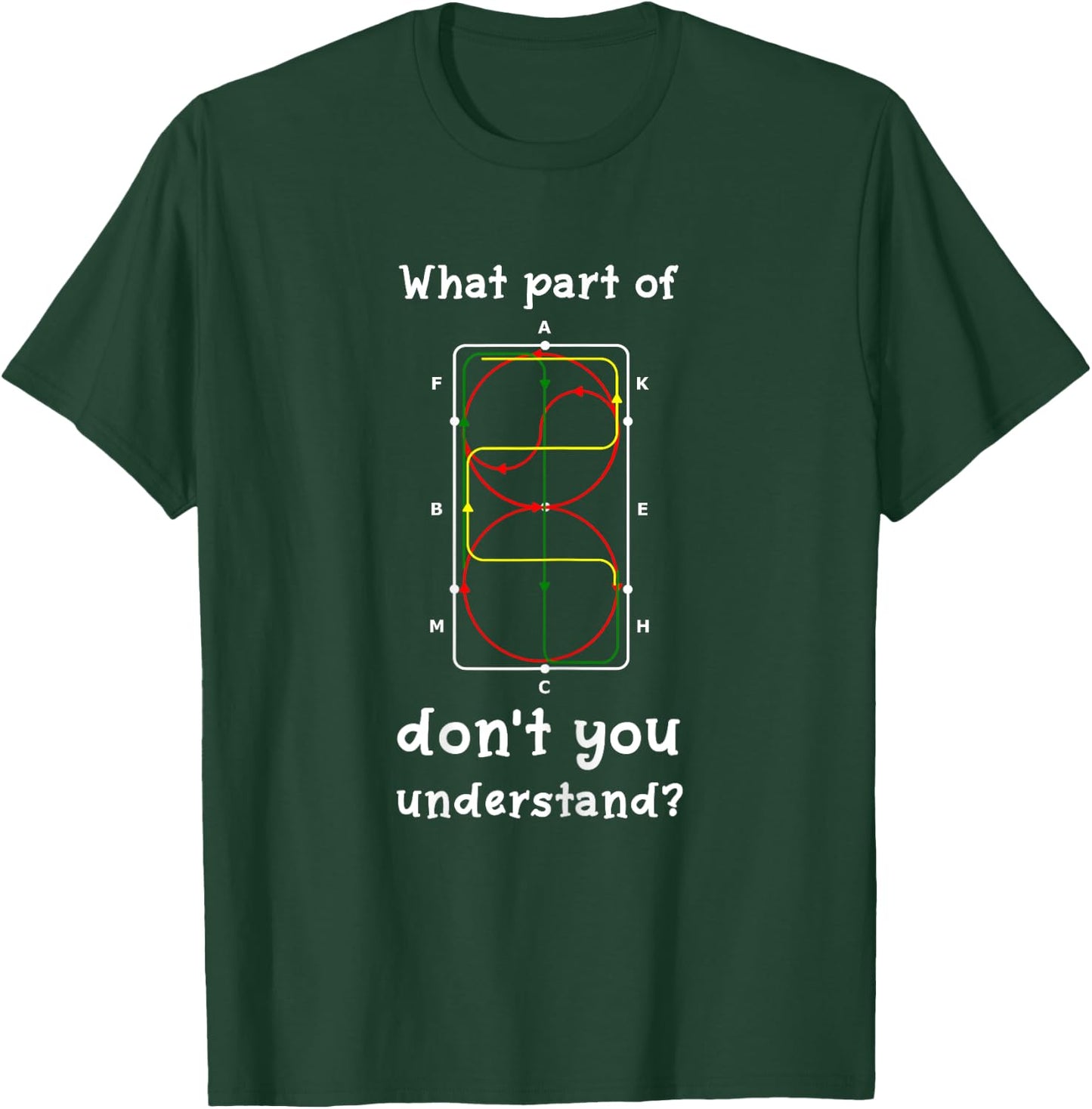 Dressage Horse Shirt - What Part Don't You Understand? T-Shirt - T-Shirt | Forest