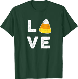 Love Candy Corn Halloween Trick or Treat Party Gift T-Shirt - T-Shirt | Forest