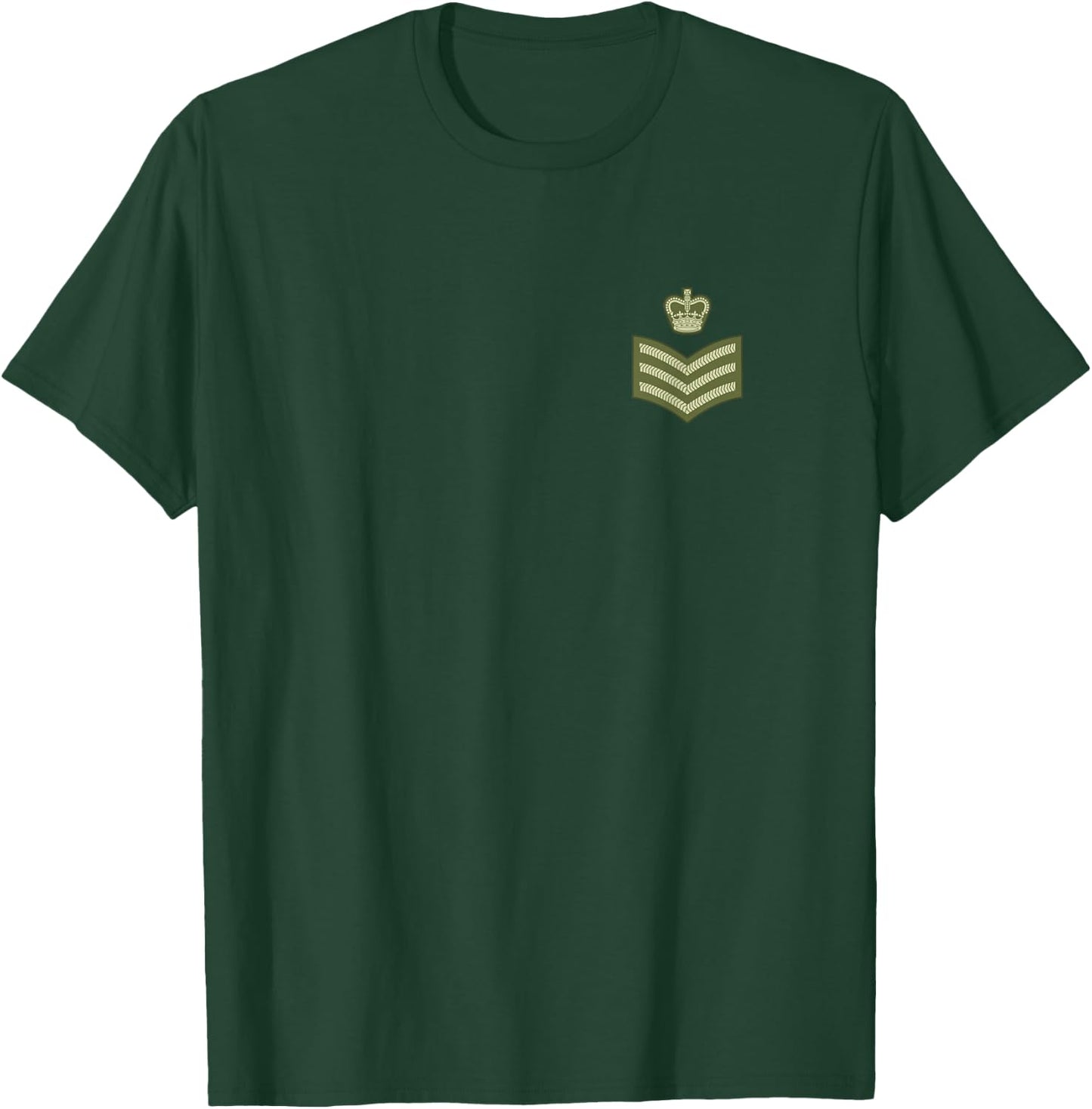 British Army Staff Sergeant OR7 rank T-Shirt - T-Shirt | Forest