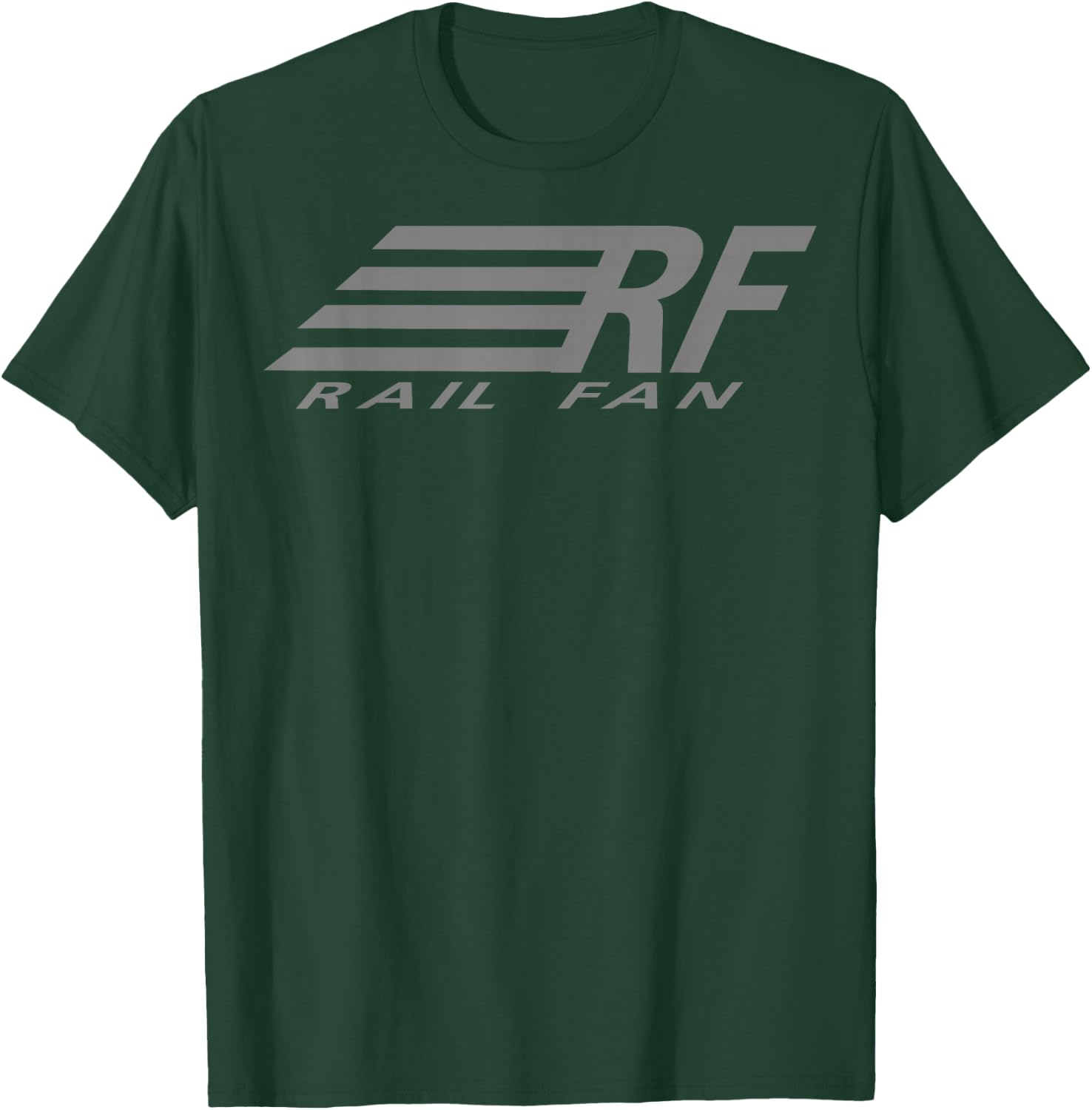Railroad Train Enthusiast RailFan T shirt T-Shirt - T-Shirt | Forest
