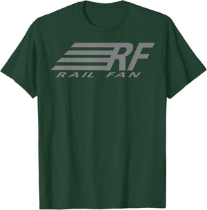 Railroad Train Enthusiast RailFan T shirt T-Shirt - T-Shirt | Forest