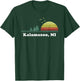 Vintage Kalamazoo, Michigan Home Souvenir Print T-Shirt - T-Shirt | Forest
