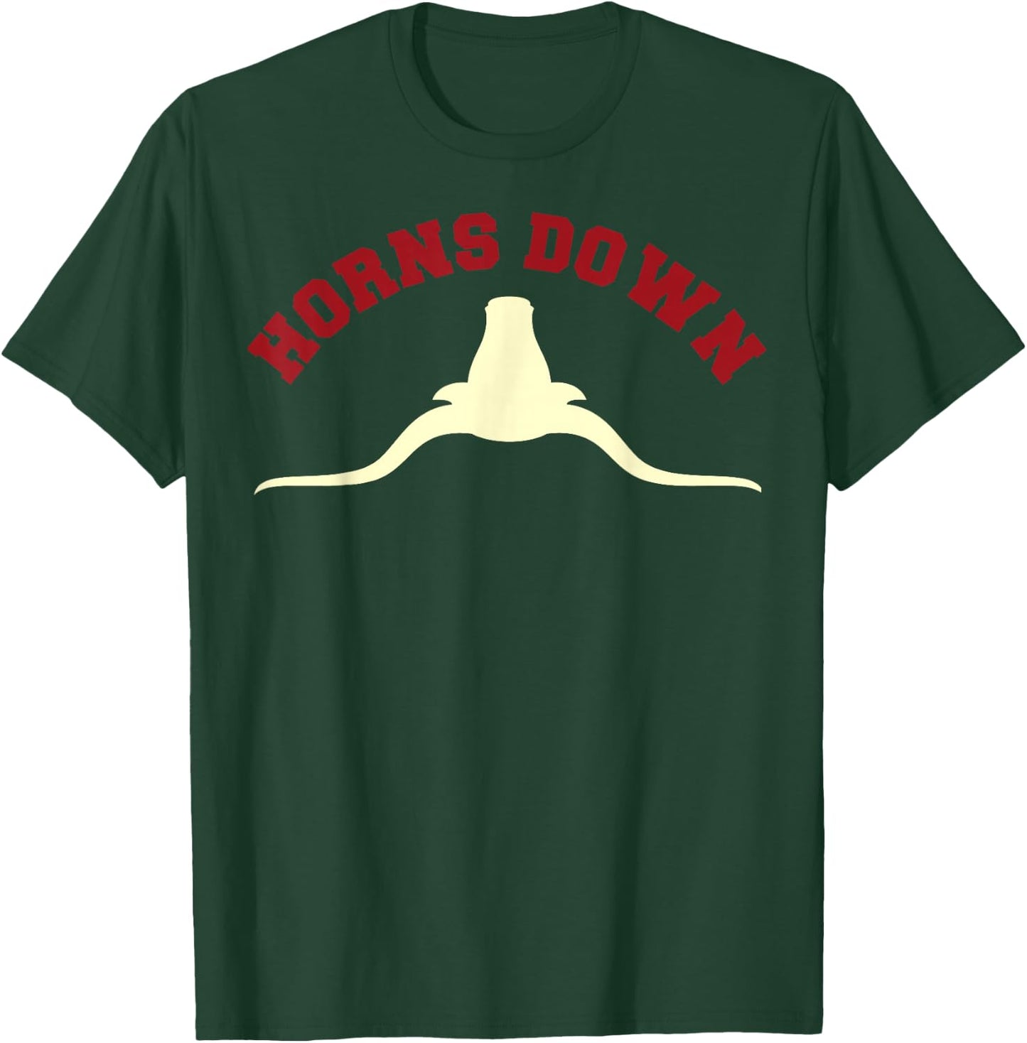 Horns Down Shirt Horns Down Texas Tuck Fexas Shirt T-Shirt - T-Shirt | Forest