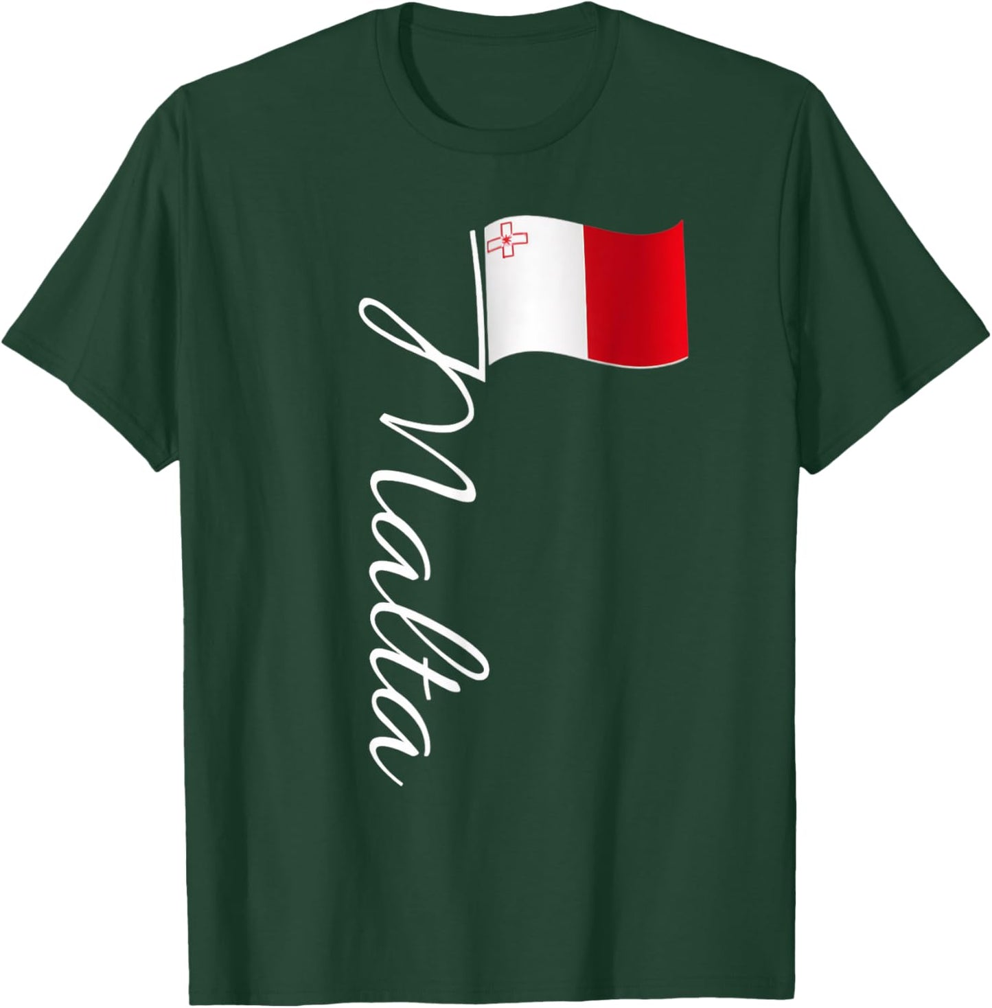 Malta Flag Maltese Roots Maltese Flag Malta T-Shirt - T-Shirt | Forest