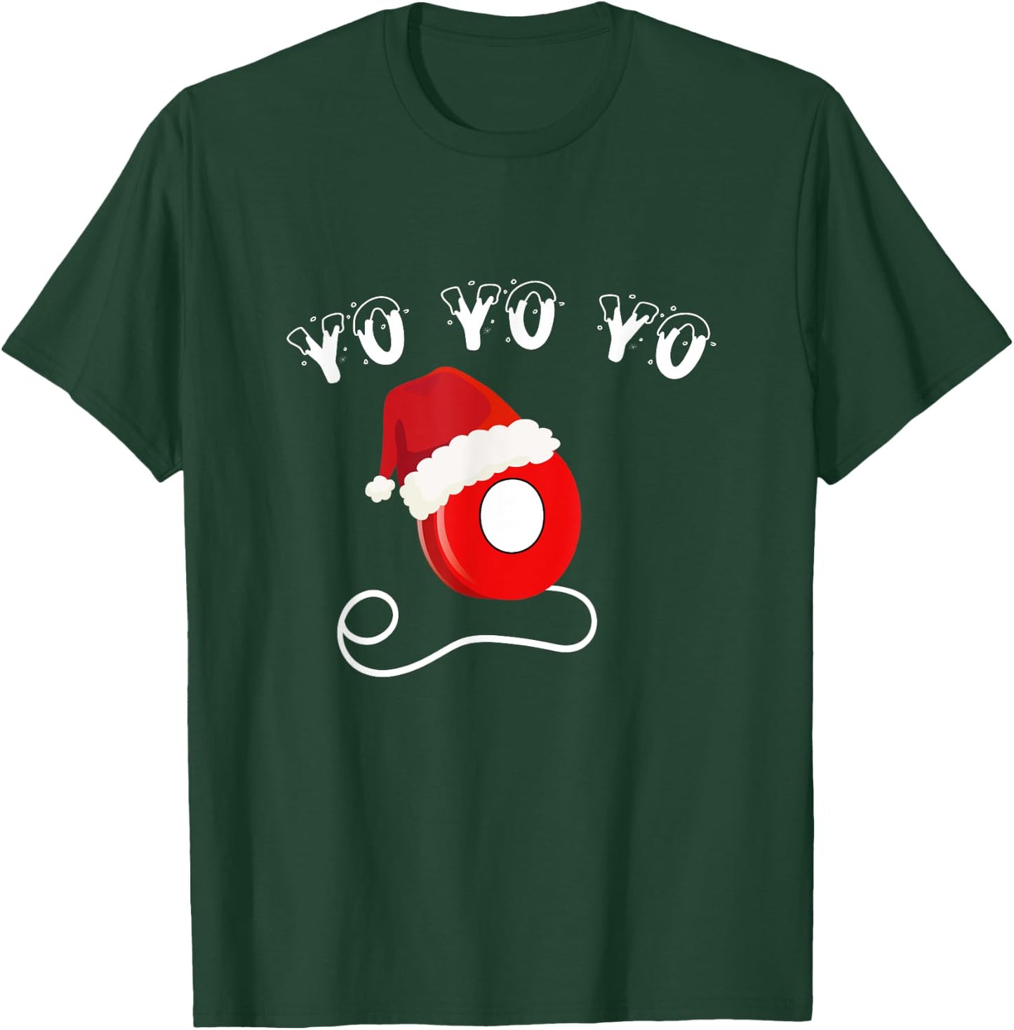 Christmas YoYo Yo Yo Yo Funny Holiday Santa T-Shirt - T-Shirt | Forest