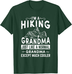 Fun Hiking Cool Grandma T Shirt - walking, Grandmother T-Shirt - T-Shirt | Forest
