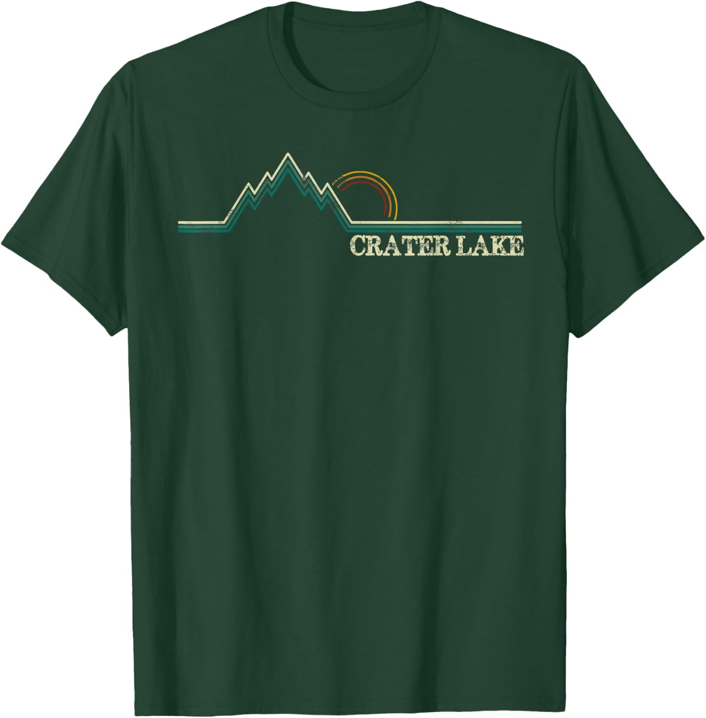 Crater Lake Oregon Hiking Vacation T-Shirt - T-Shirt | Forest