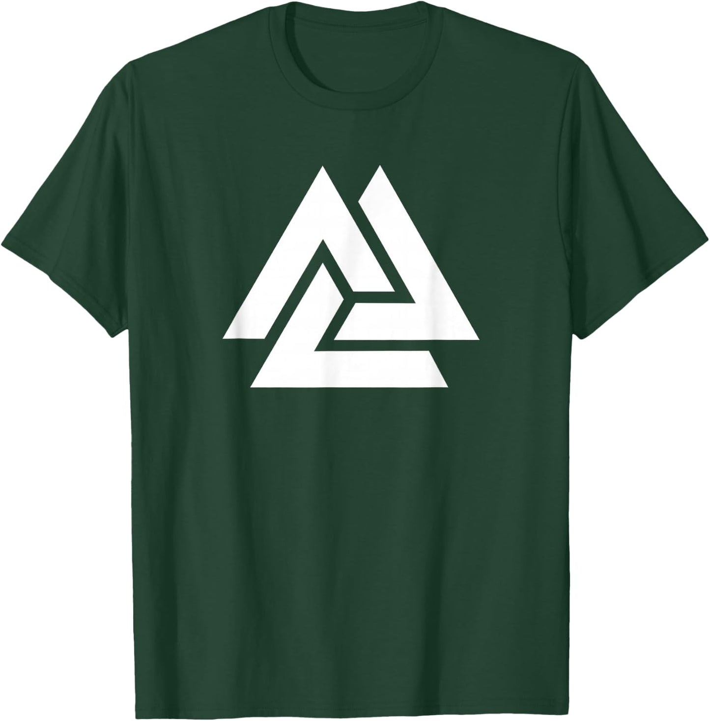 Valknut, Odin, Viking Symbol, Pagan Nordic Germanic T-Shirt - T-Shirt | Forest