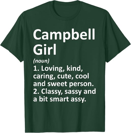 Living In CA Proud Vintage USA Born Sports Present Campbell Girl CA California Funny City Home Roots Gift T-Shirt - T-Shirt | Forest