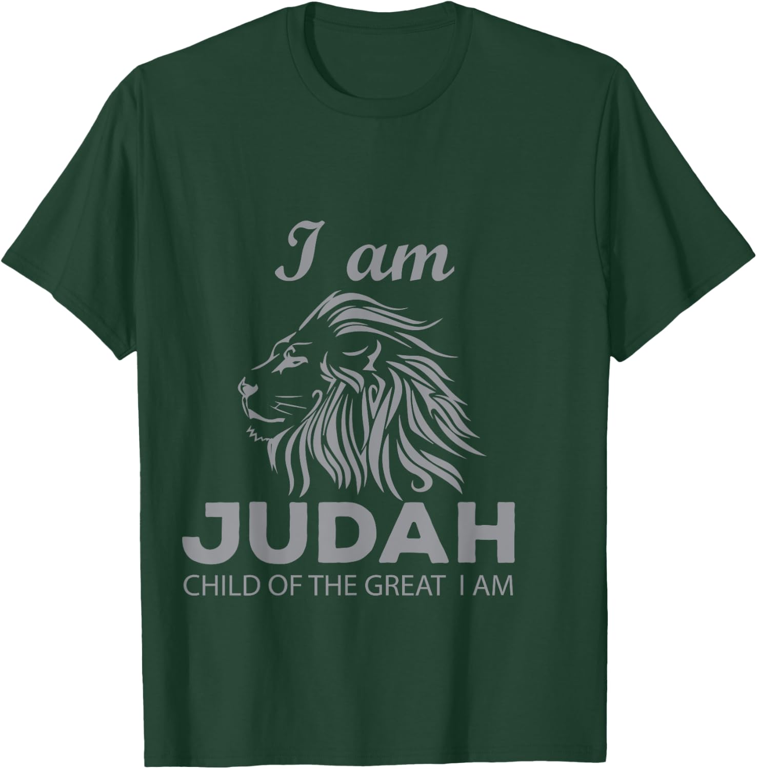 Hebrew Israelite Clothing I Am Judah Lion Child T-Shirt - T-Shirt | Forest